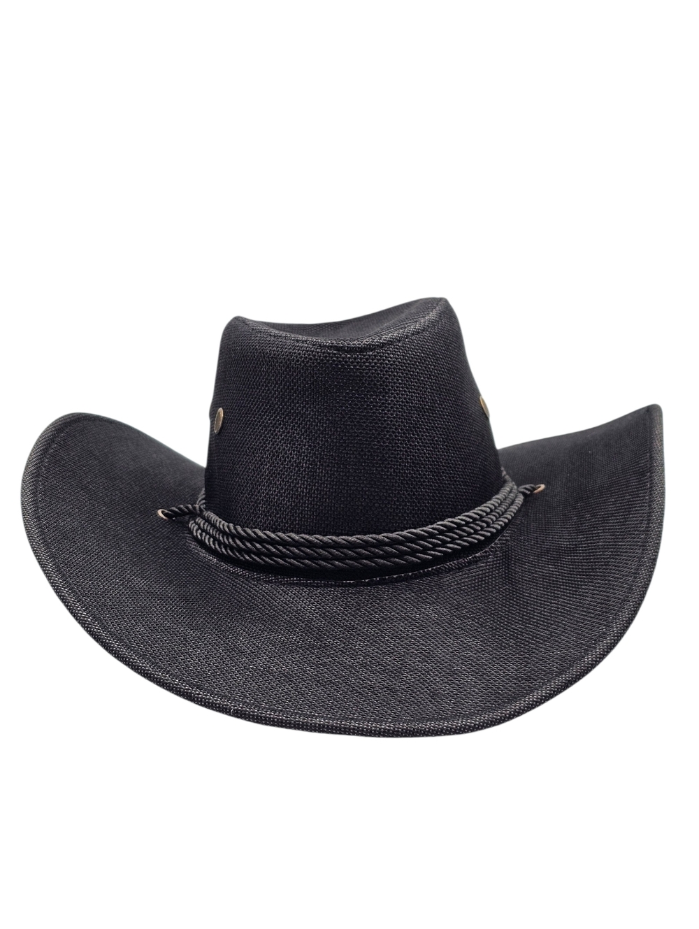 Unisex Western Sunshade Beach Linen Straw Cowboy Hat
